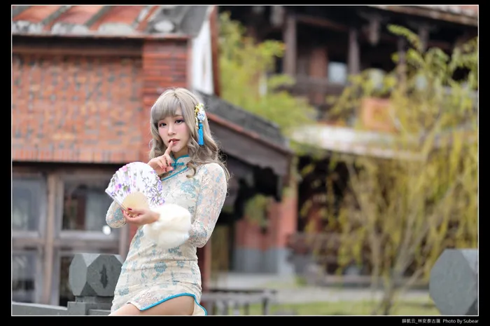 [爱美足] NO.069  薛凯云 林安泰古厝 高跟美腿外拍 街拍#[76P]-6