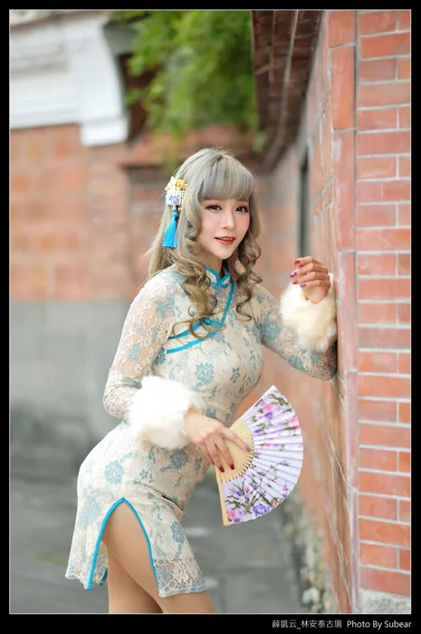 [Mzsock] NO.069 Xue Kaiyun, Lin Antai’s ancient house, high heels and beautiful legs, outdoor shot street photography#[76P]-5