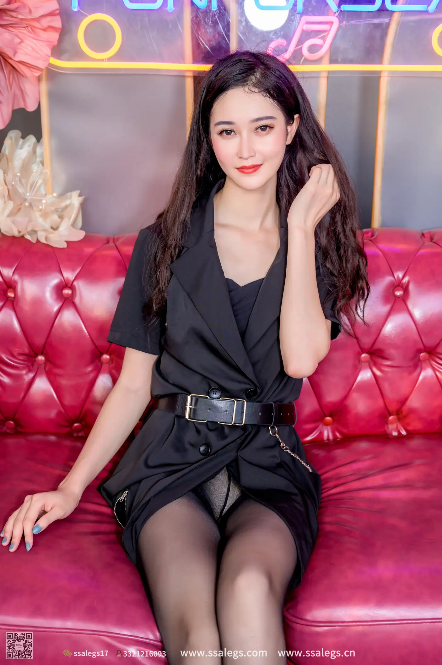 [Mzsock] NO.468 Manman Street Photography Black Silk (Part 2) Silk club#[127P]-9