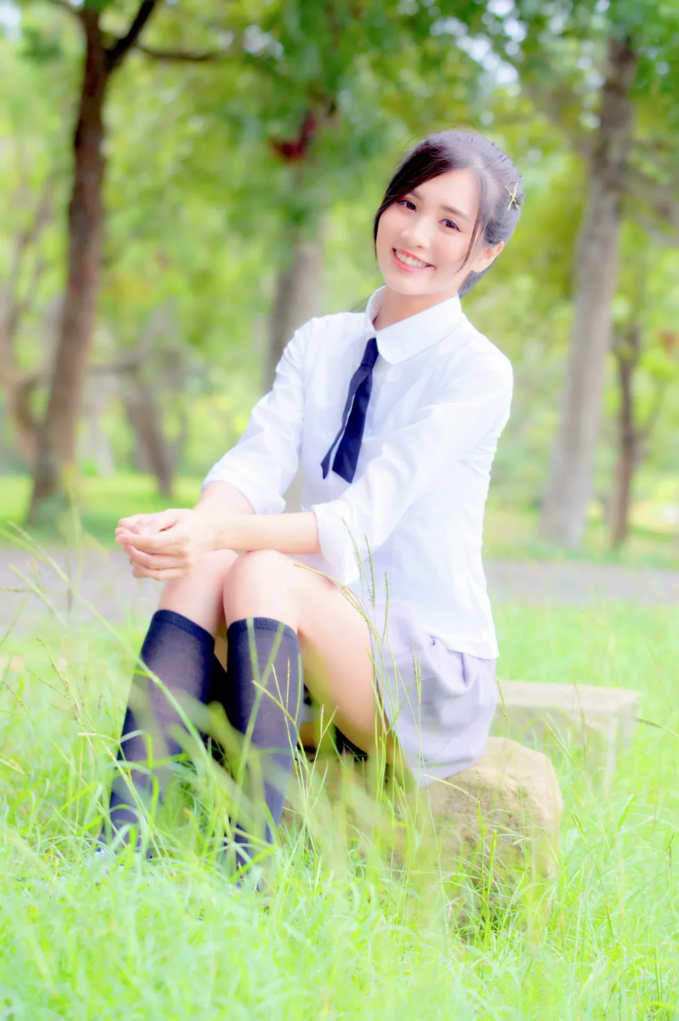 [爱美足] NO.143 张筠 短裙黑丝高跟美腿 街拍#[23P]-16