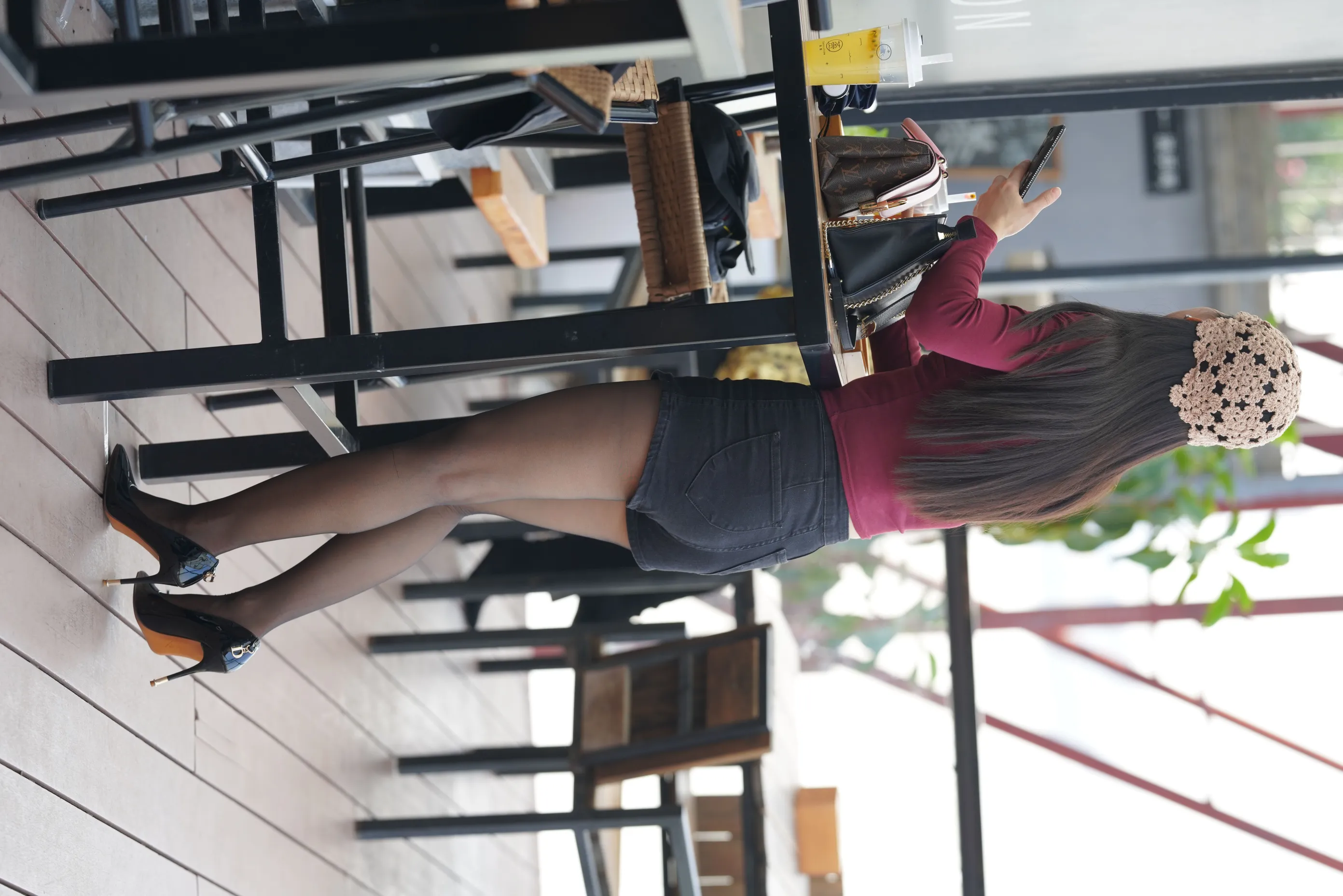 [爱美足] NO.159 气质黑丝美少妇的下午时光 街拍#[65P]-11