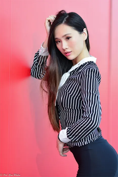 [Mzsock] NO.026 Beautiful model Xiaomi’s new secretary black silk professional attire street photography#[50P]-5