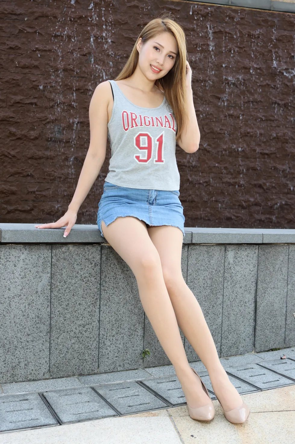 [爱美足] NO.139 Van Van 丝袜美腿高跟 街拍#[100P]-5