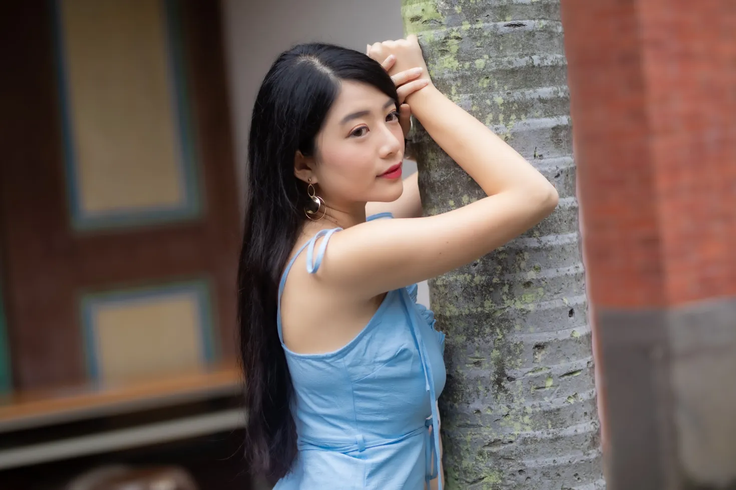 [爱美足] NO.170 湘芹 吊带连衣裙高跟美腿 街拍#[48P]-2