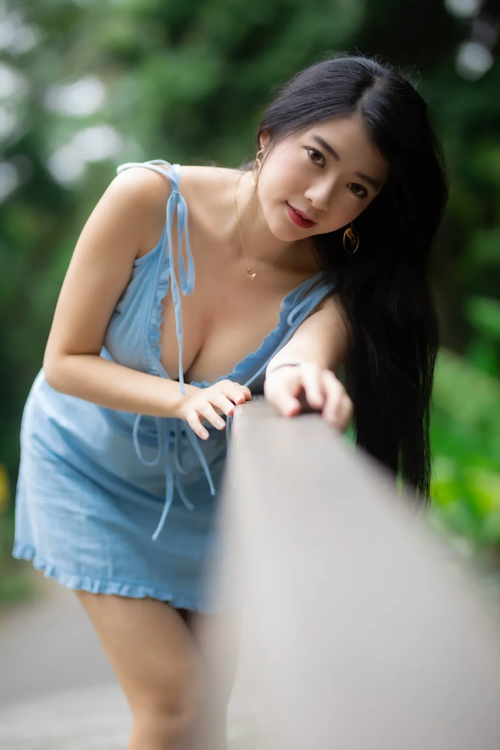 [爱美足] NO.170 湘芹 吊带连衣裙高跟美腿 街拍#[48P]-6
