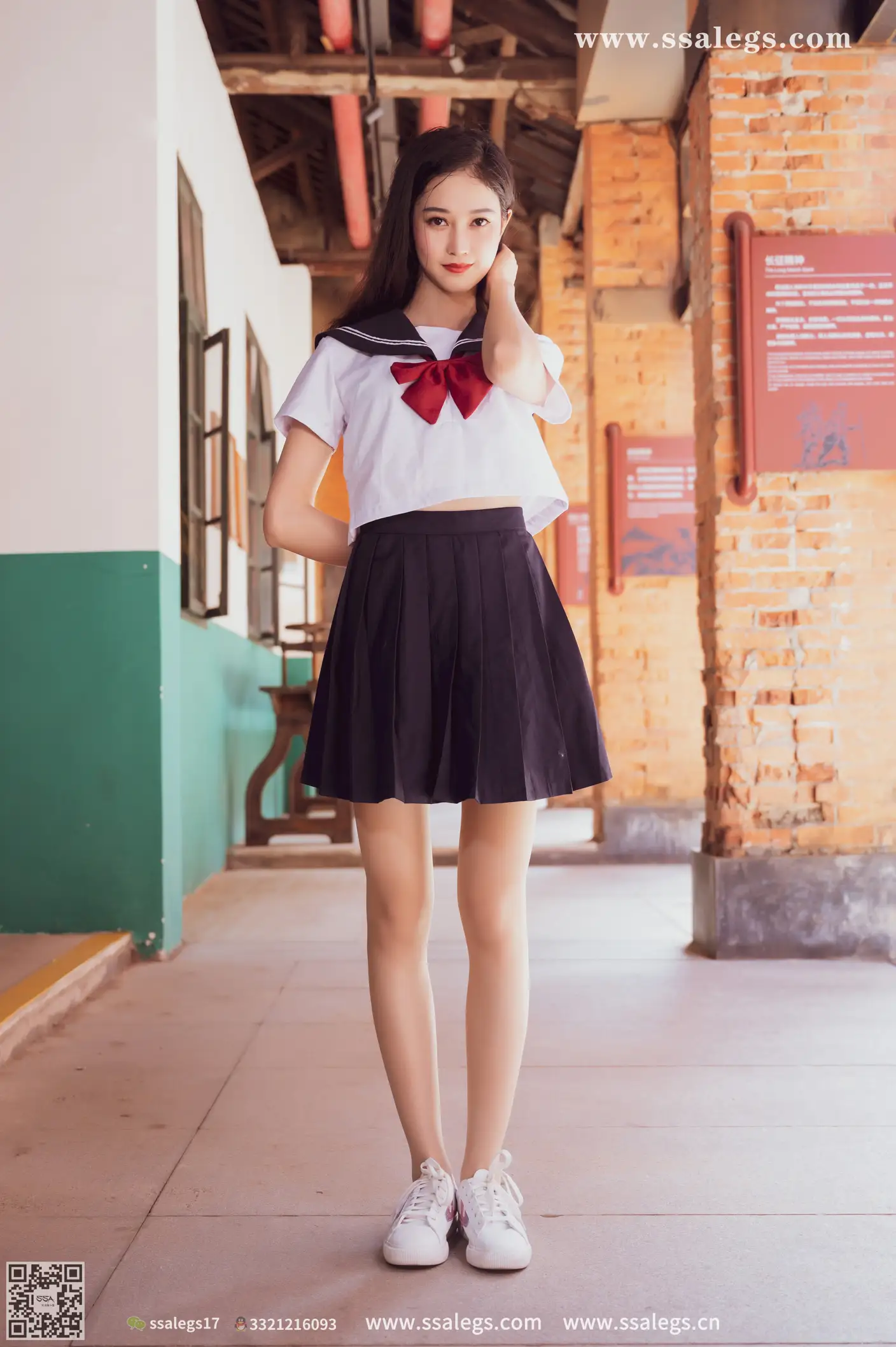 [爱美足] NO.422 漫漫白色jk制服肉丝写真(下) 丝社#[124P]-1