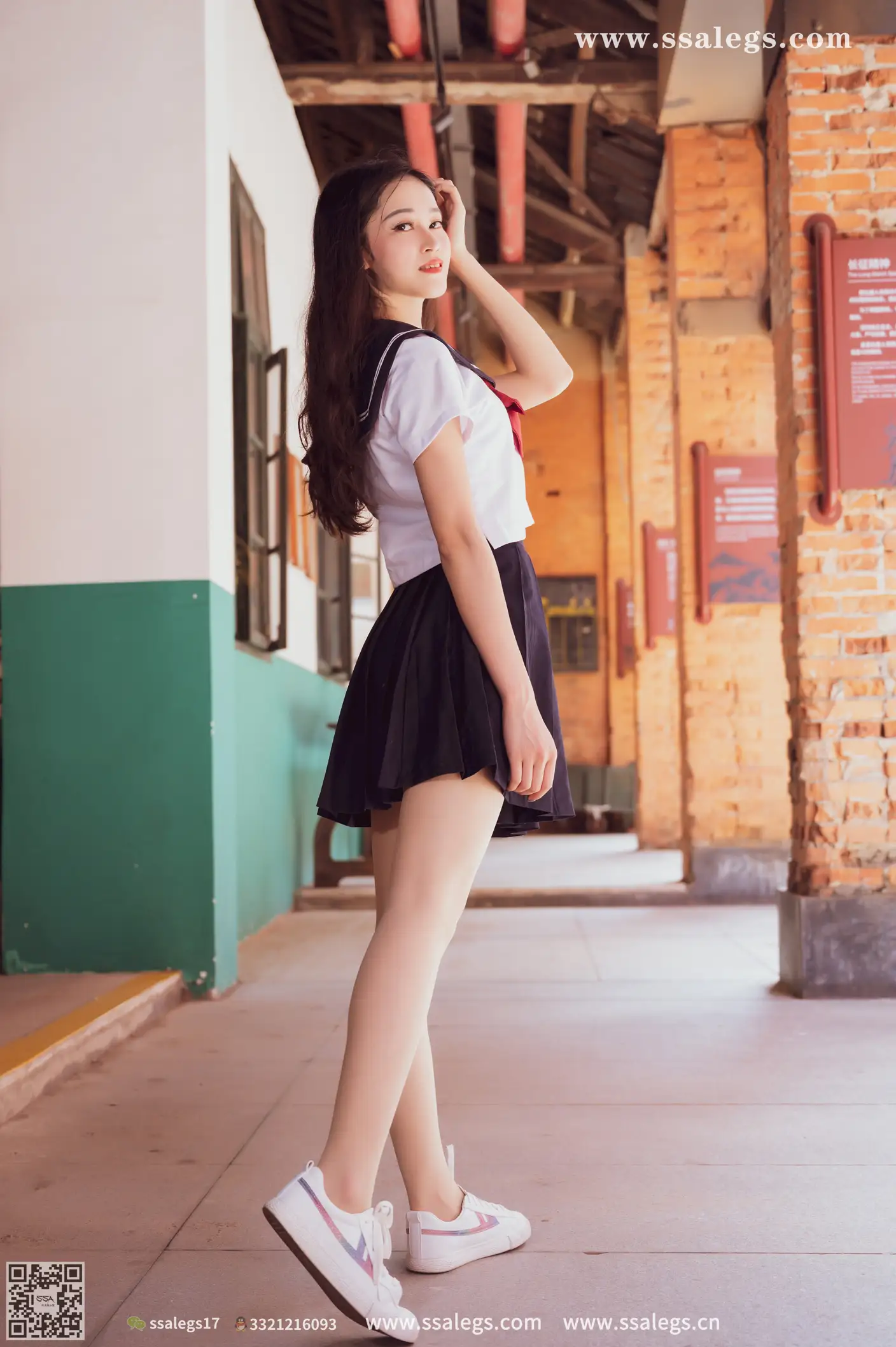 [爱美足] NO.422 漫漫白色jk制服肉丝写真(下) 丝社#[124P]-4