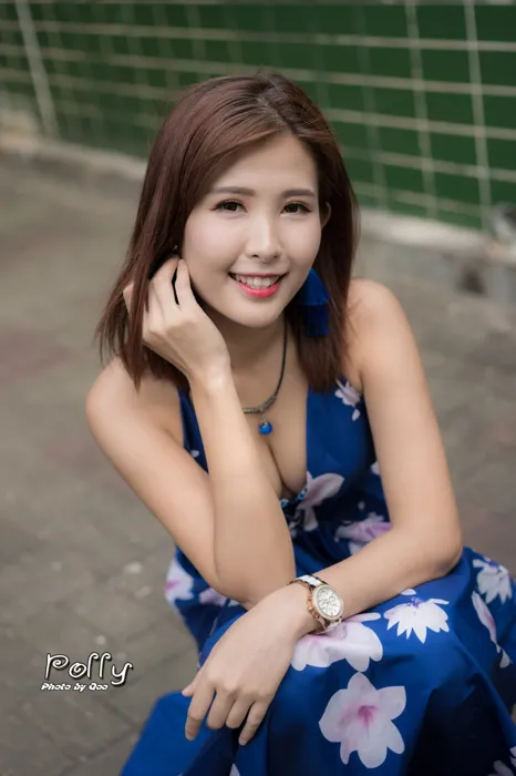 [爱美足] NO.052 Polly 高衩長裙 高跟美腿旅拍 街拍#[60P]-11