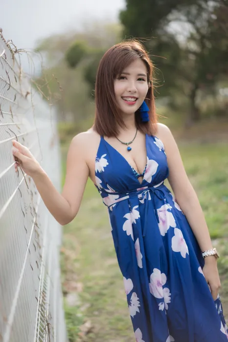 [爱美足] NO.052 Polly 高衩長裙 高跟美腿旅拍 街拍#[60P]-5