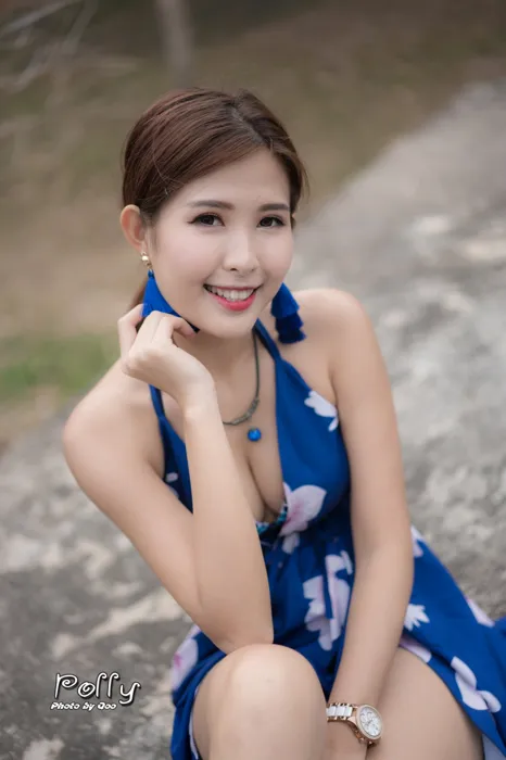 [爱美足] NO.052 Polly 高衩長裙 高跟美腿旅拍 街拍#[60P]-10