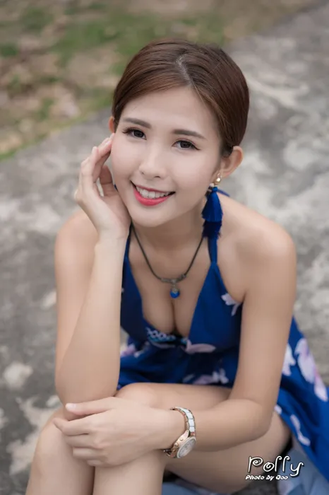 [爱美足] NO.052 Polly 高衩長裙 高跟美腿旅拍 街拍#[60P]-11