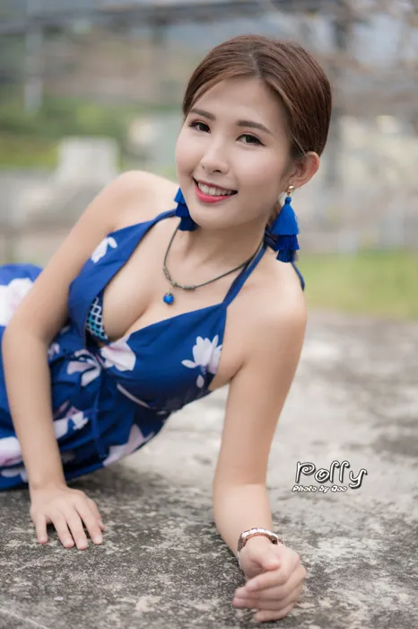 [爱美足] NO.052 Polly 高衩長裙 高跟美腿旅拍 街拍#[60P]-17