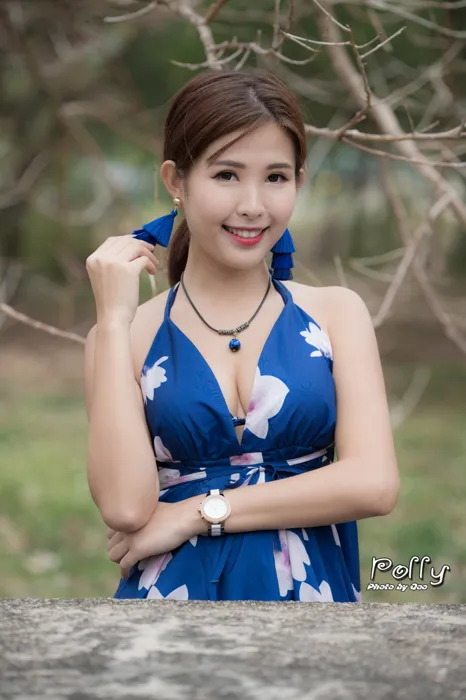 [爱美足] NO.052 Polly 高衩長裙 高跟美腿旅拍 街拍#[60P]-3