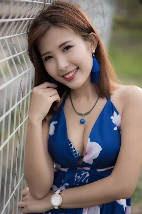 [爱美足] NO.052 Polly 高衩長裙 高跟美腿旅拍 街拍#[60P]-15