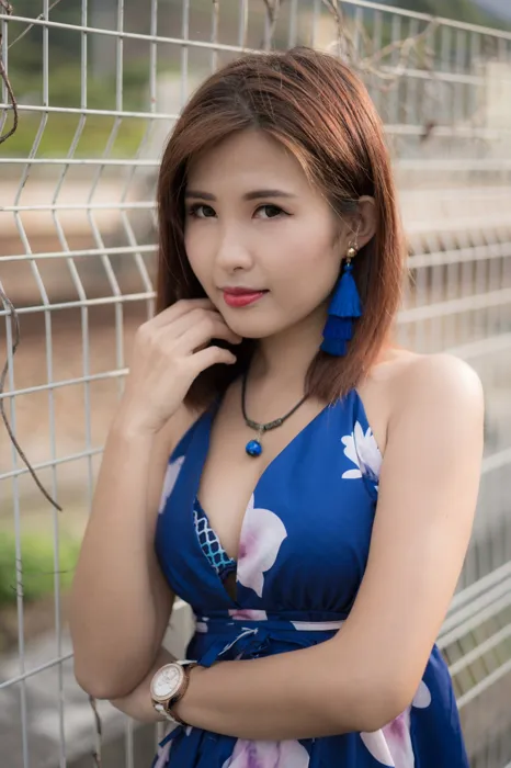 [爱美足] NO.052 Polly 高衩長裙 高跟美腿旅拍 街拍#[60P]-16