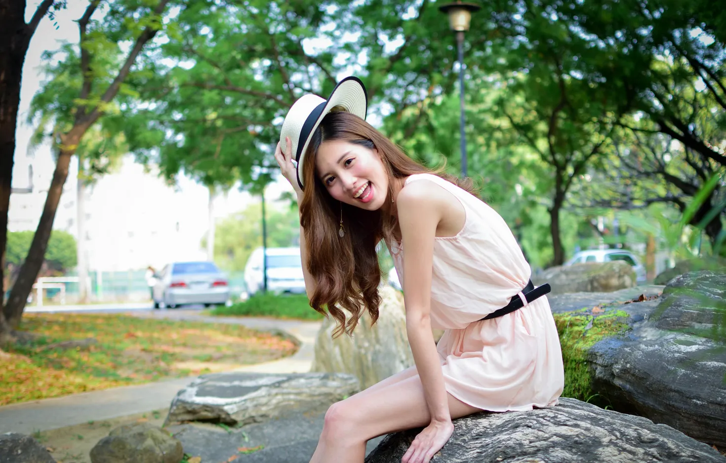 [爱美足] NO.180 张筠 连衣裙凉高美腿 街拍#[29P]-1