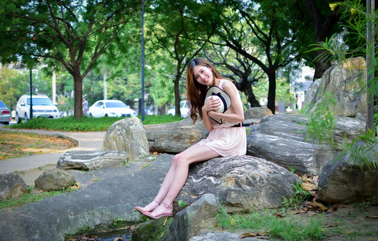 [爱美足] NO.180 张筠 连衣裙凉高美腿 街拍#[29P]-2