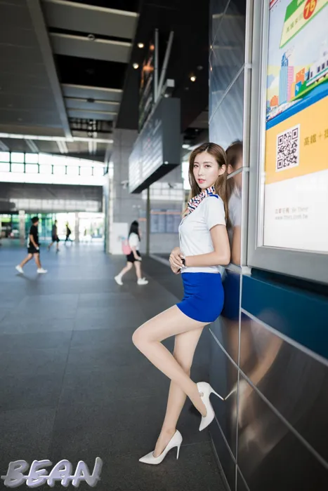 [爱美足] NO.219 金允乔 台中高铁 高跟美腿外拍 街拍#[81P]-7