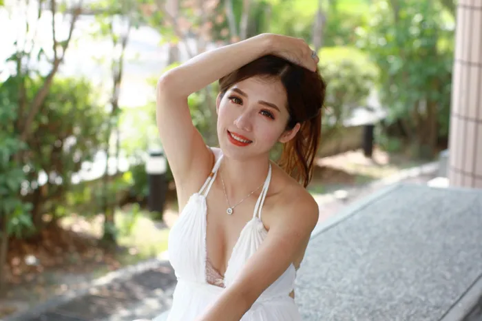 [爱美足] NO.039 Go Go 白色小禮服 高跟美腿外拍 街拍#[106P]-6