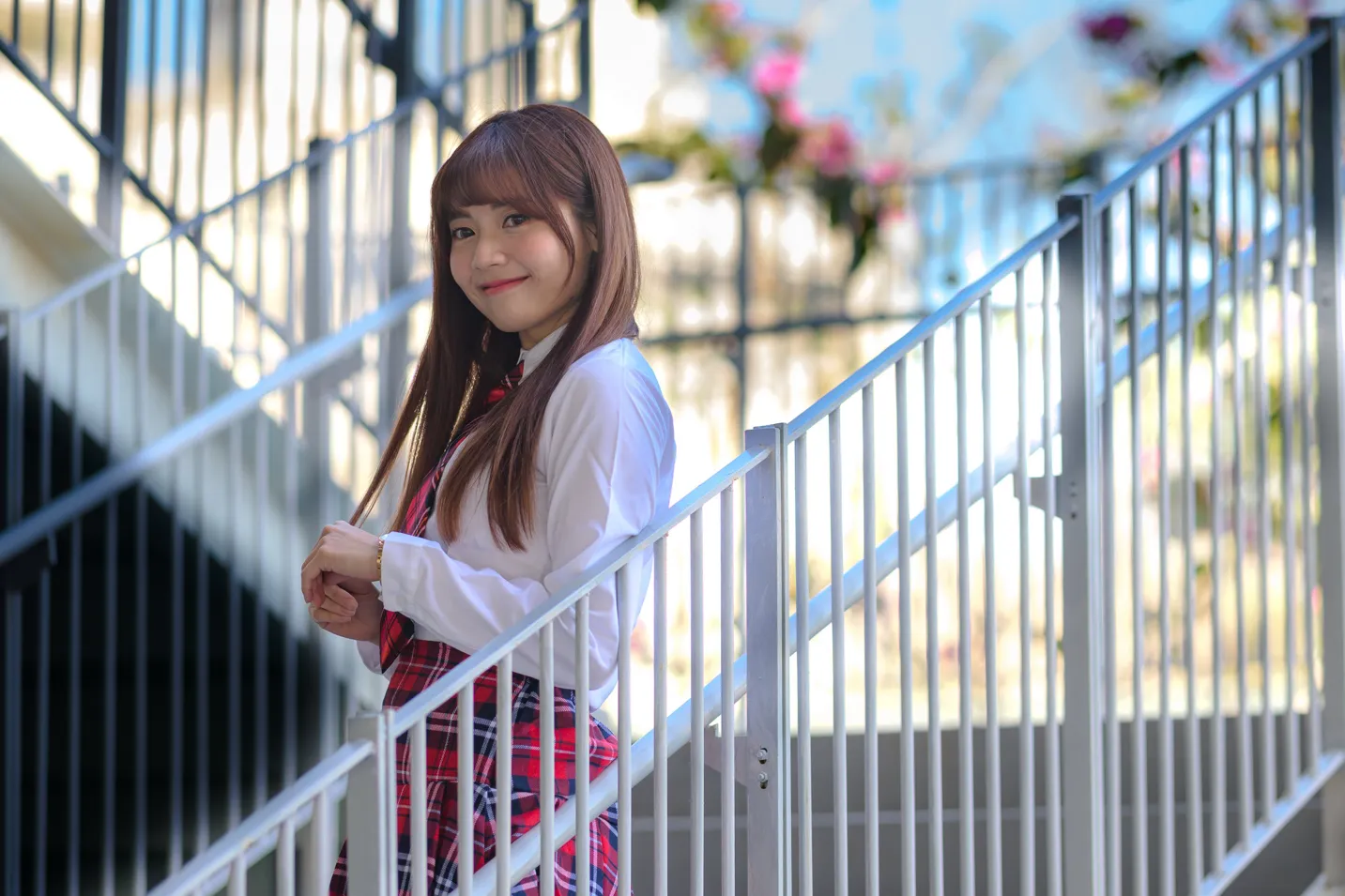 [爱美足] NO.233 学生制服高跟 街拍#[105P]-8