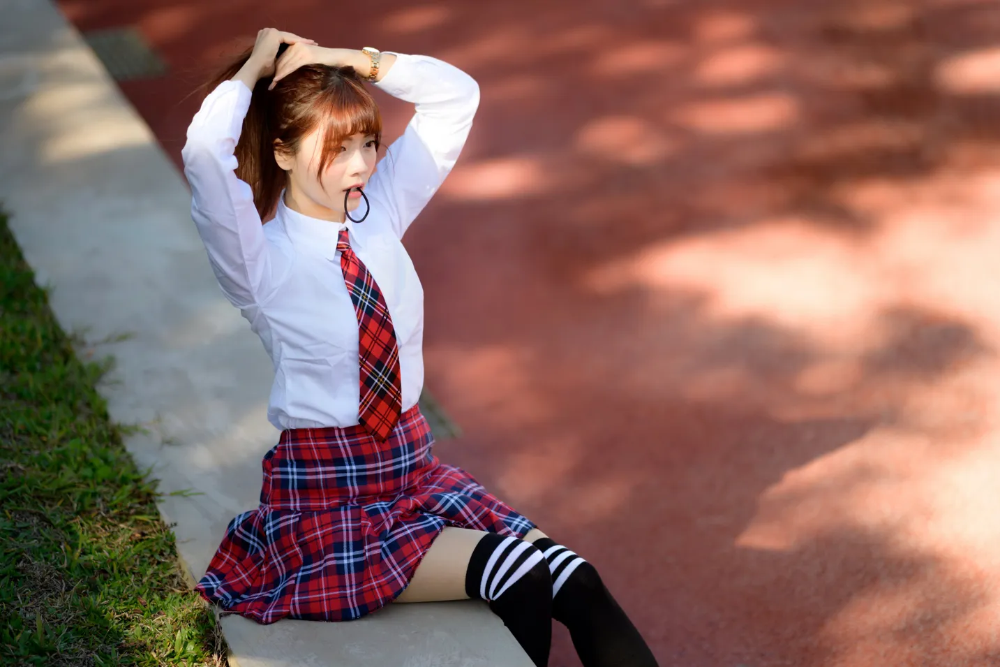 [爱美足] NO.233 学生制服高跟 街拍#[105P]-14