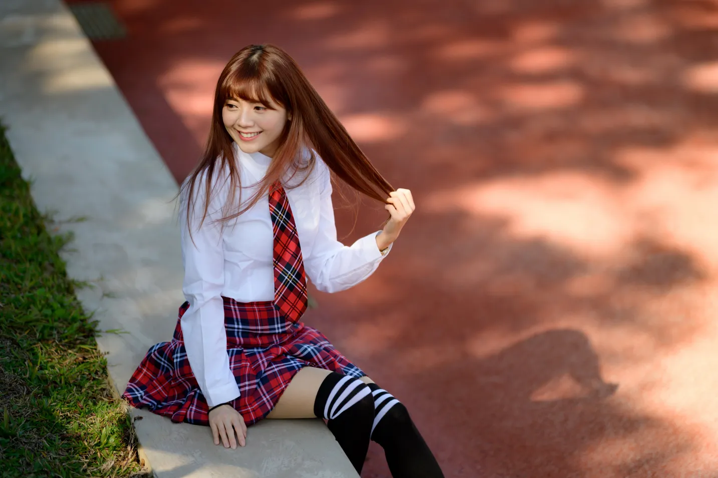 [爱美足] NO.233 学生制服高跟 街拍#[105P]-18