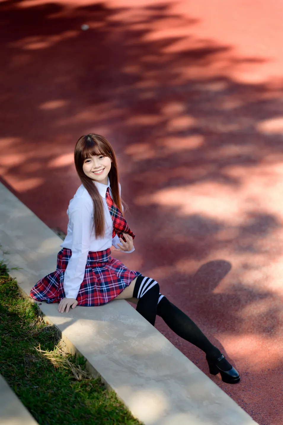 [爱美足] NO.233 学生制服高跟 街拍#[105P]-5