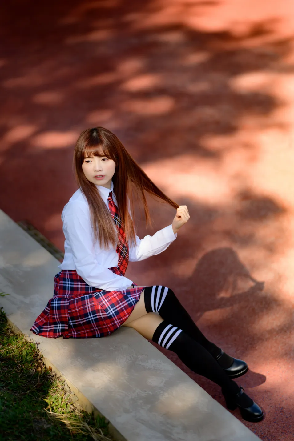 [爱美足] NO.233 学生制服高跟 街拍#[105P]-6