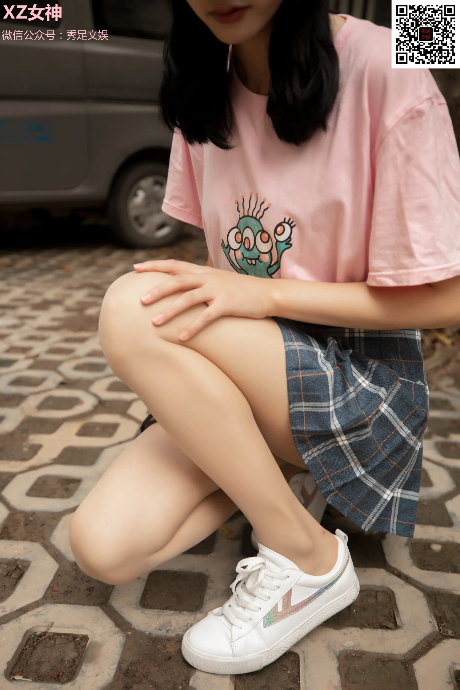 [爱美足] NO.006 青春无敌的百褶裙少女 街拍#[60P]-15