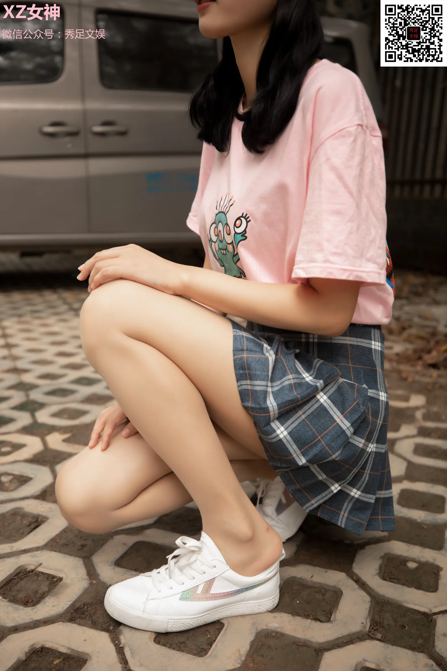 [爱美足] NO.006 青春无敌的百褶裙少女 街拍#[60P]-17