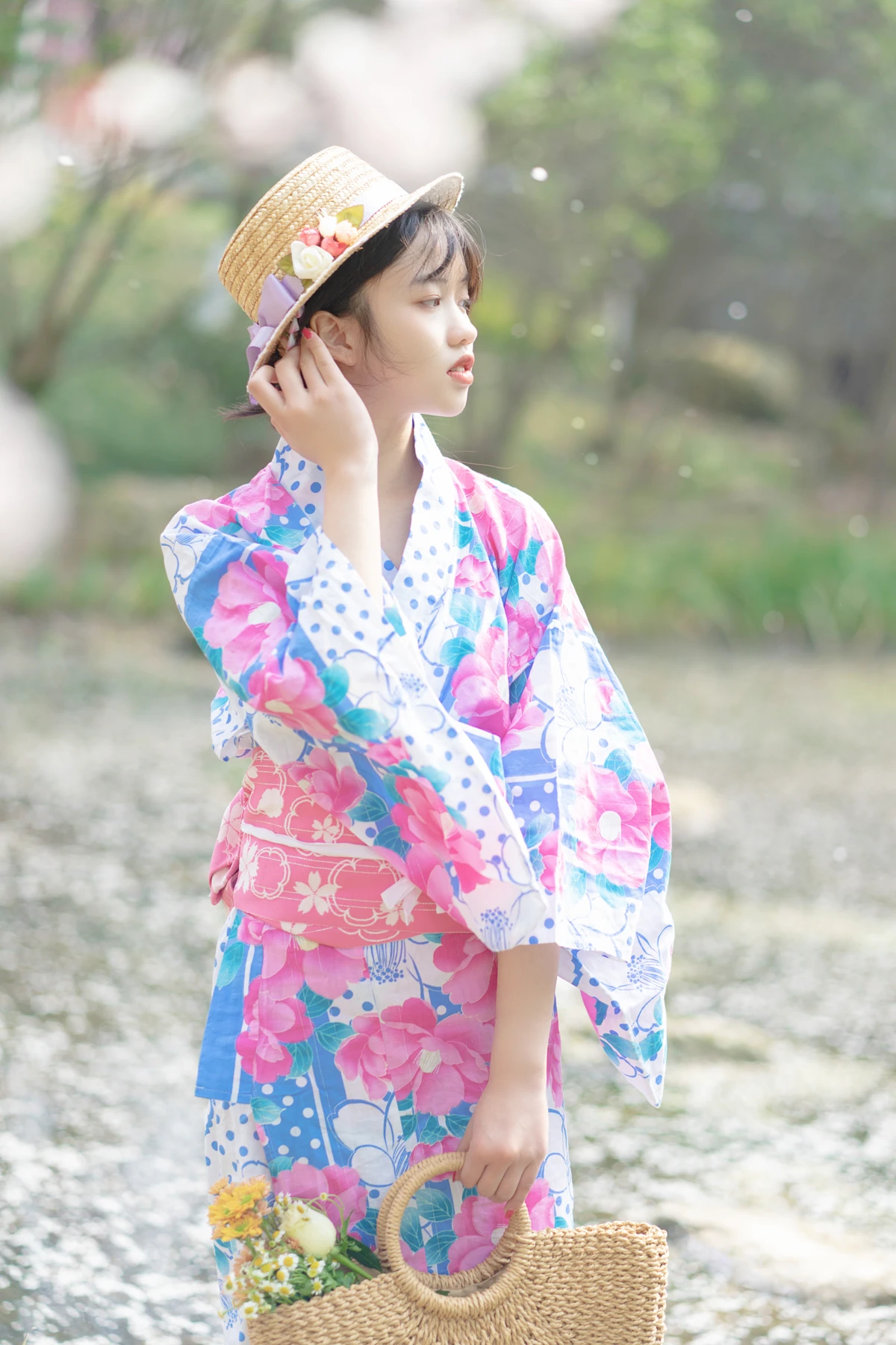 [艺图语] 2023.02.08 Vol.2995 春日花和服 泉泉#[32P]-9