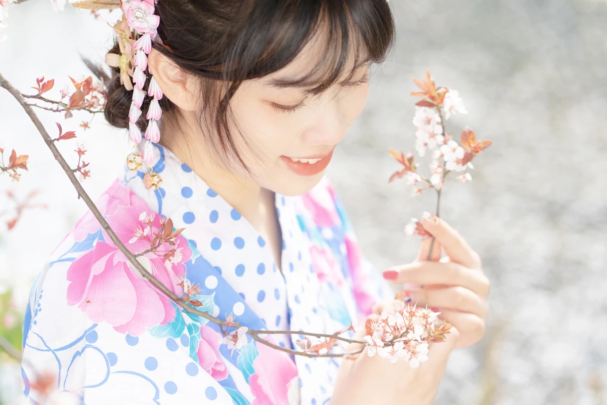 [艺图语] 2023.02.08 Vol.2995 春日花和服 泉泉#[32P]-12