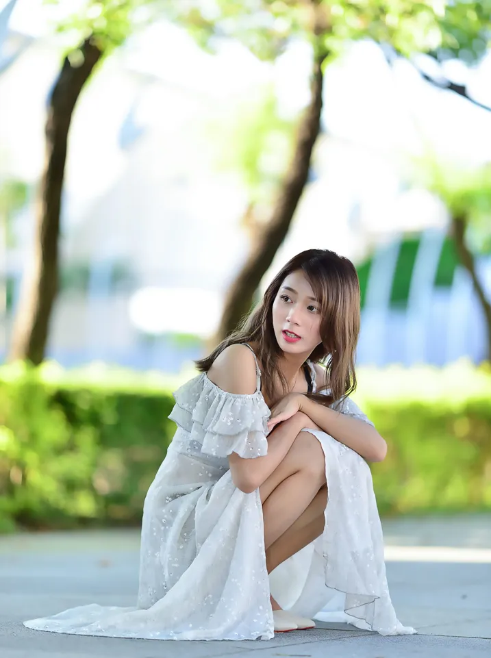 [爱美足] NO.200 vivi曹媛媛 吊带高衩长裙高跟美腿 街拍#[105P]-10