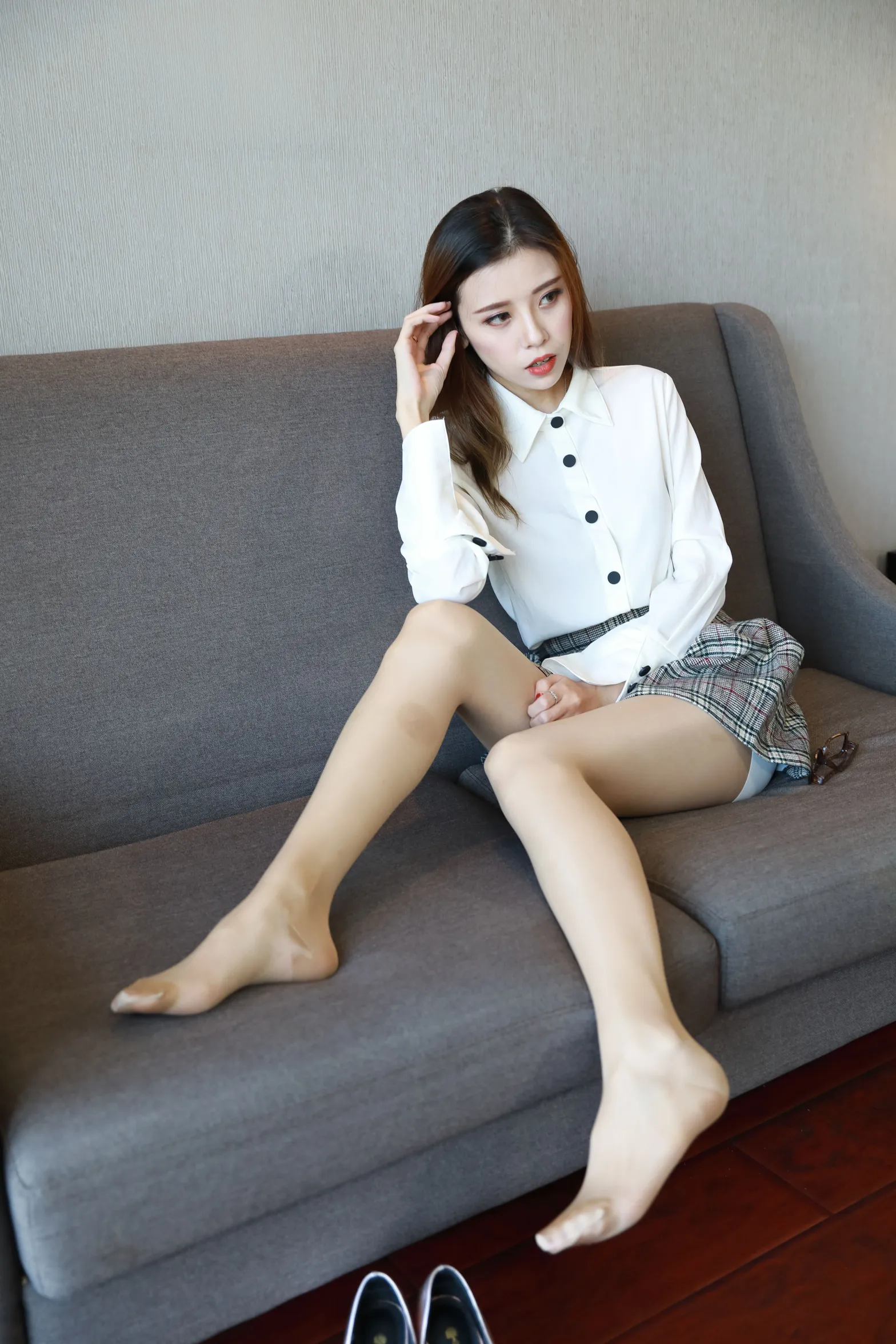 [爱美足] NO.119 酒店超短裙肉丝 街拍#[78P]-13