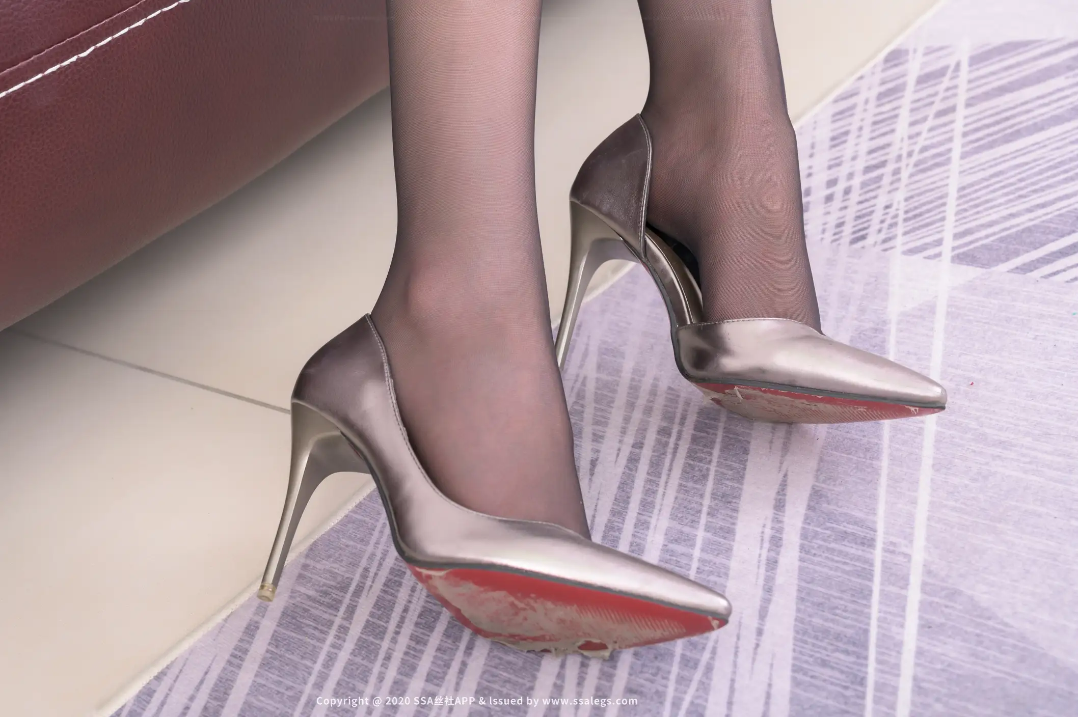[Mzsock] NO.540 Man -black stockings (top) silk club#[126P]-5