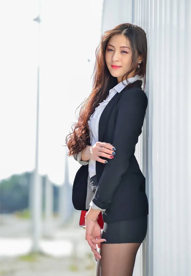 [爱美足] NO.146 Lola 雪岑 OL黑丝高跟美腿 街拍#[105P]-10