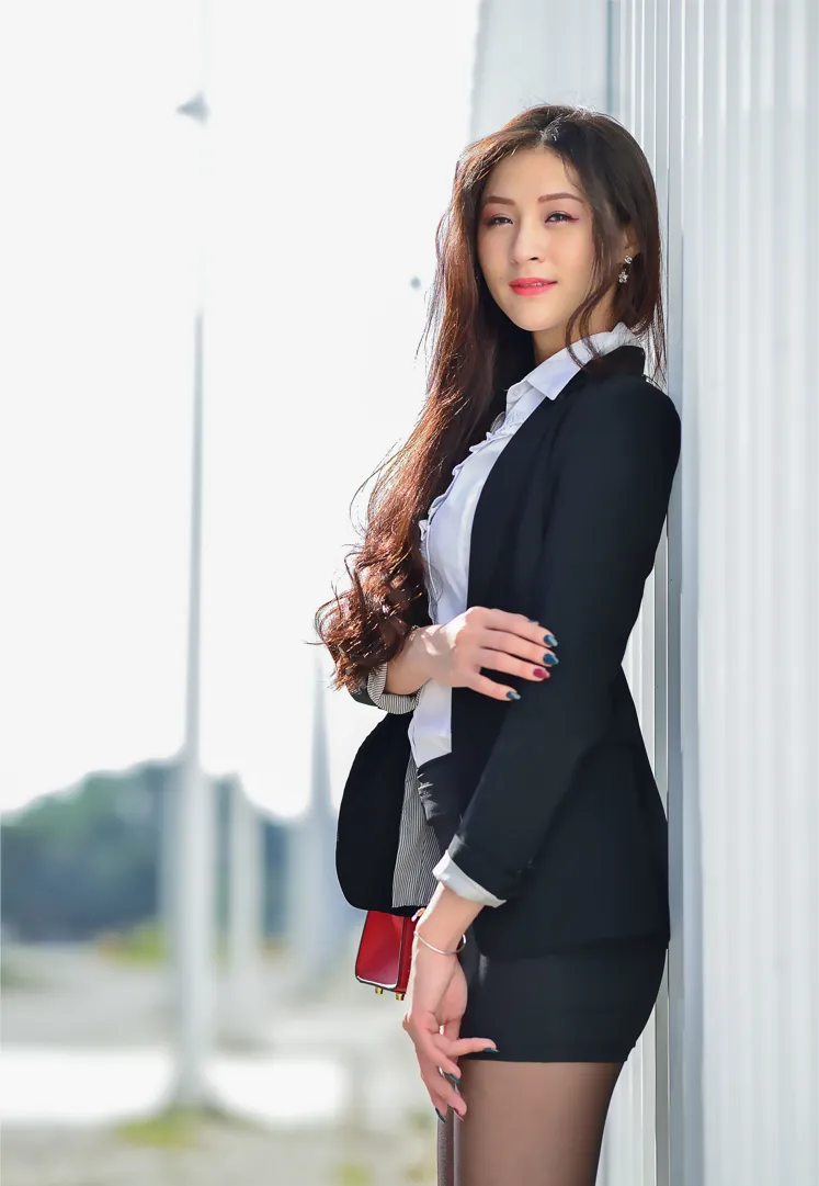 [爱美足] NO.146 Lola 雪岑 OL黑丝高跟美腿 街拍#[105P]-11