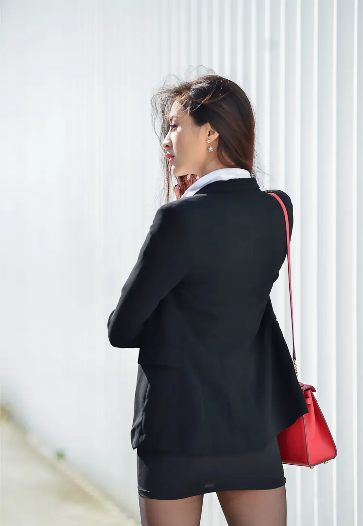 [Mzsock] NO.146 Lola Xuecen OL black silk high heels beautiful legs street photography#[105P]-8
