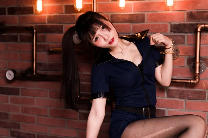 [爱美足] NO.116 乔乔儿 黑丝制服 街拍#[52P]-9