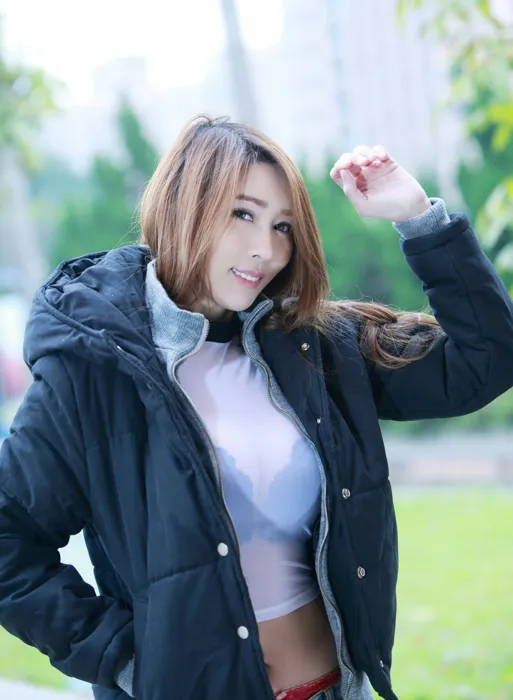 [爱美足] NO.081  庭庭 牛仔短褲 高跟美腿外拍 街拍#[79P]-6