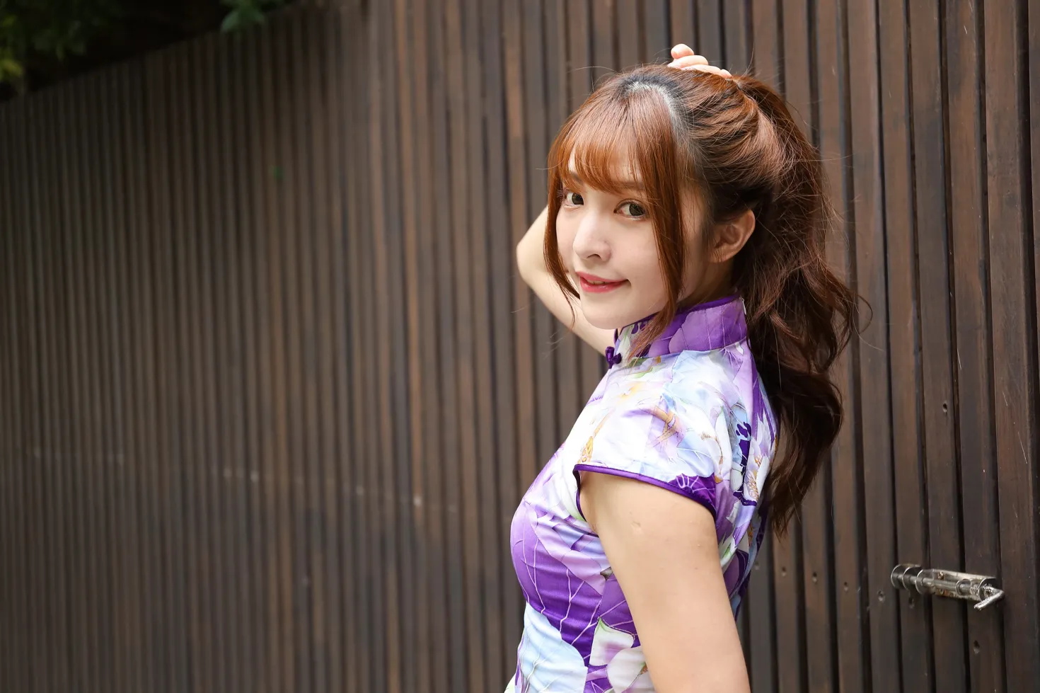 [爱美足] NO.136 Shiang Min 旗袍高跟美腿 街拍#[50P]-8