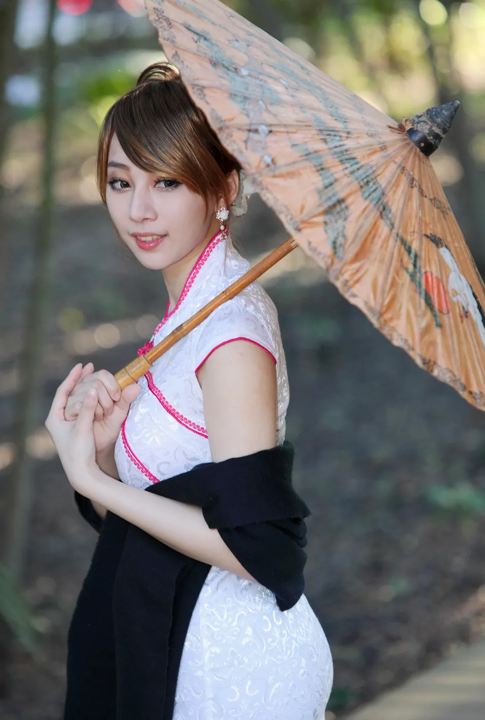 [爱美足] NO.212 小优 短旗袍丝袜高跟美腿 街拍#[78P]-2