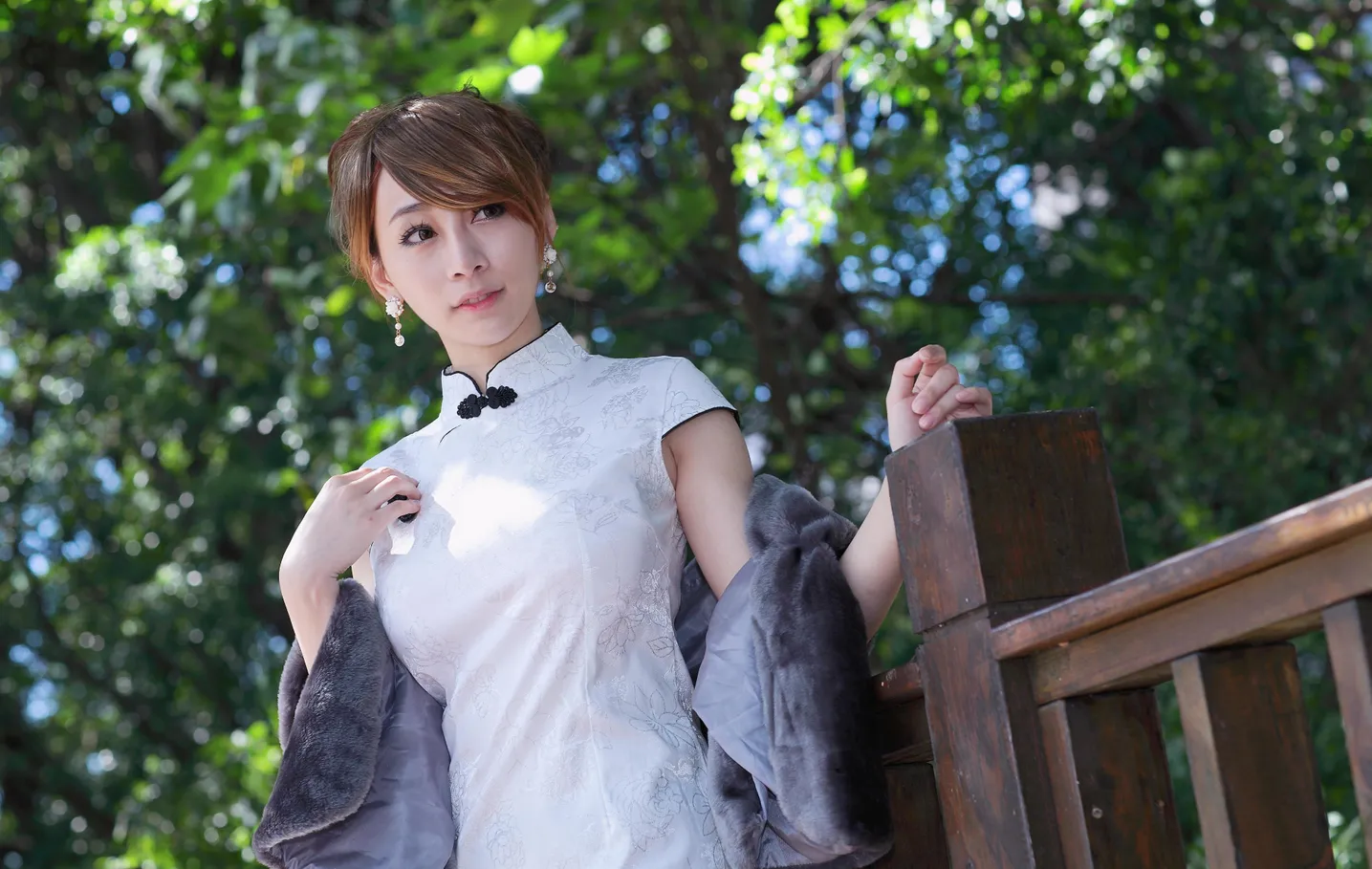[爱美足] NO.212 小优 短旗袍丝袜高跟美腿 街拍#[78P]-9