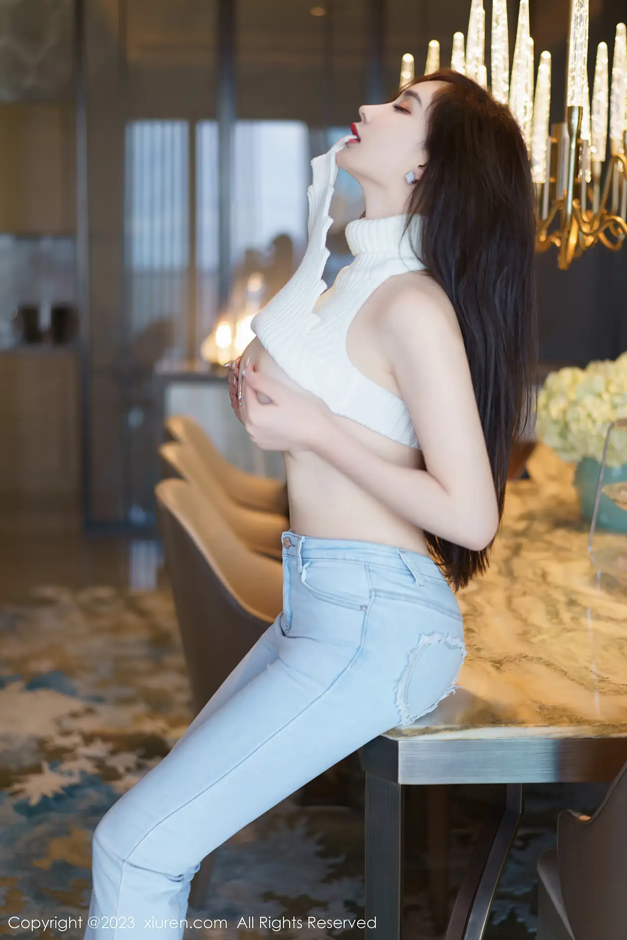 [秀人网] 2023.04.07 NO.6534 Carol周妍希 牛仔裤#[72P]-9