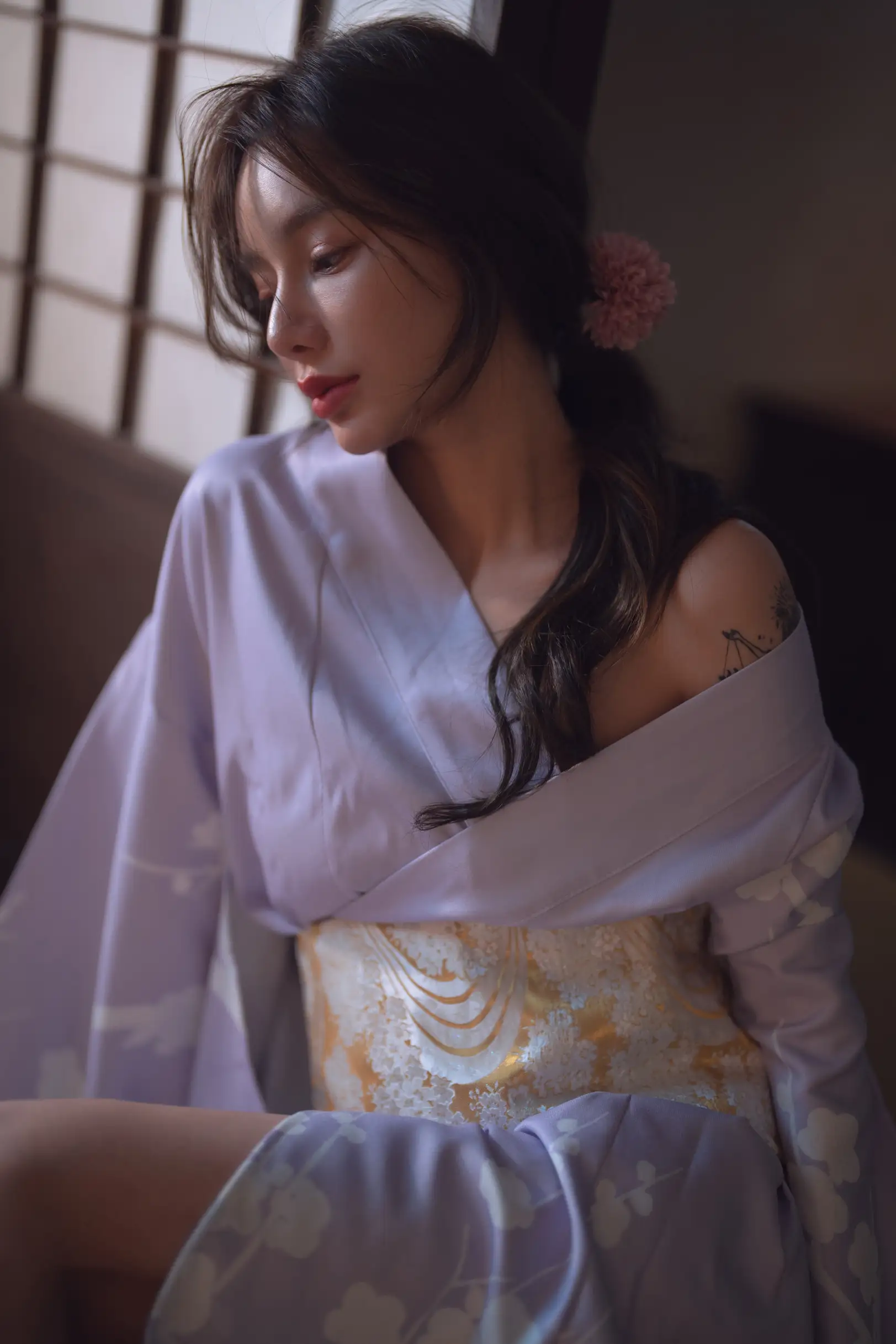 [艺图语] 2022.07.11 Vol.1444 – 轻私纯欲和服写真 姝雯同学#[61P]-8