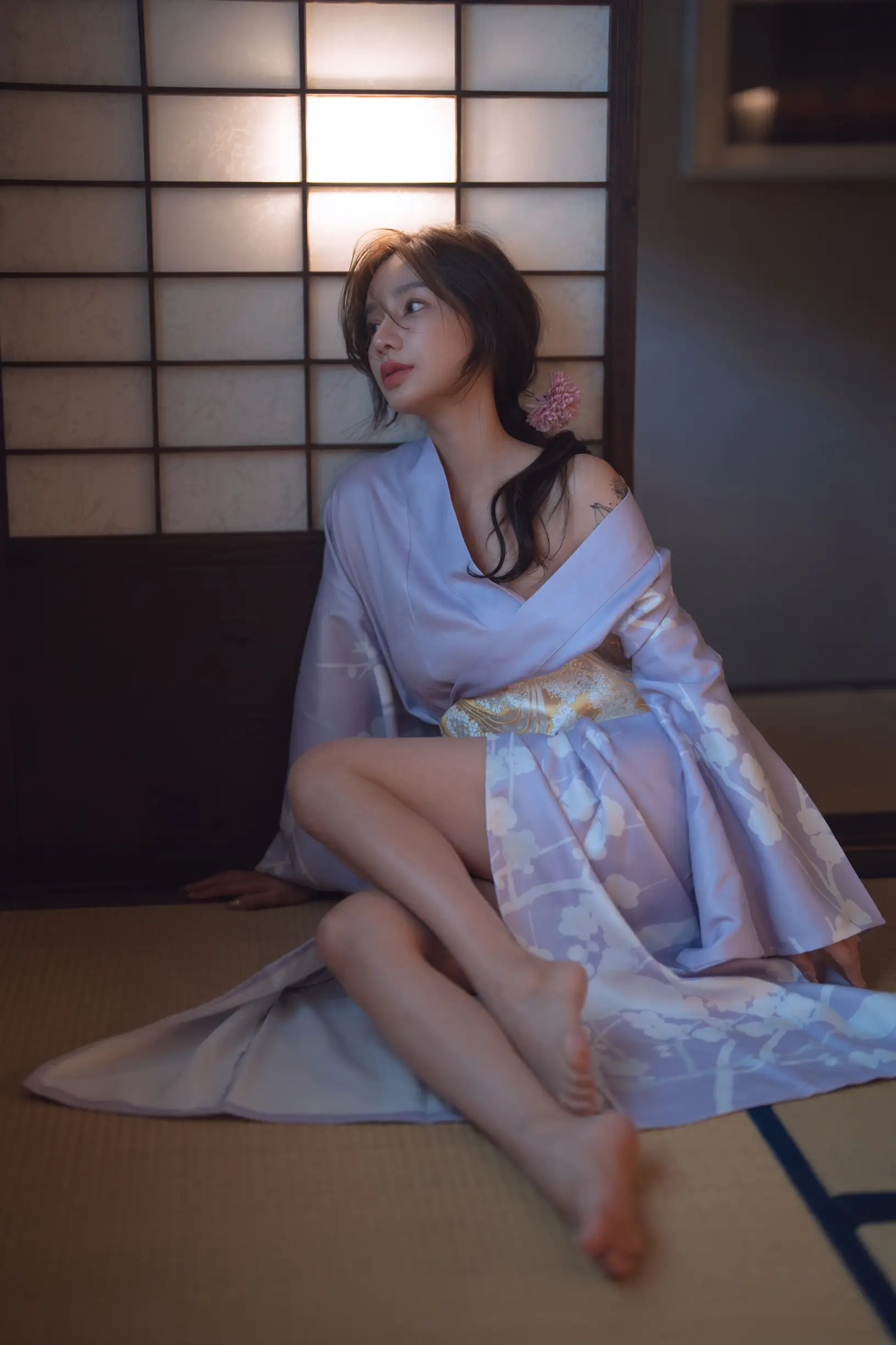 [艺图语] 2022.07.11 Vol.1444 – 轻私纯欲和服写真 姝雯同学#[61P]-12