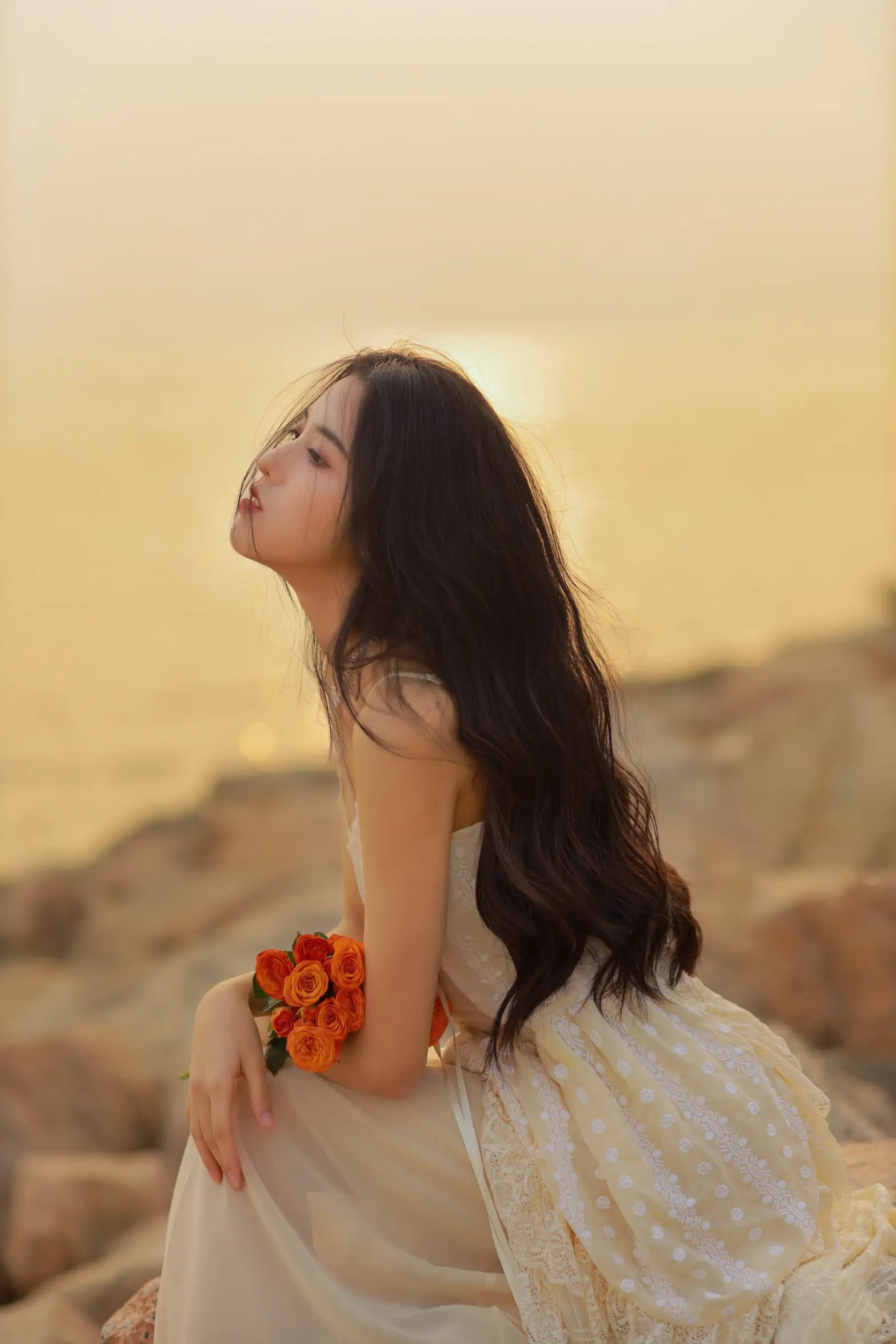 [艺图语] 2022.08.08 Vol.1655 – 她与落日 沐槿cutie#[25P]-13