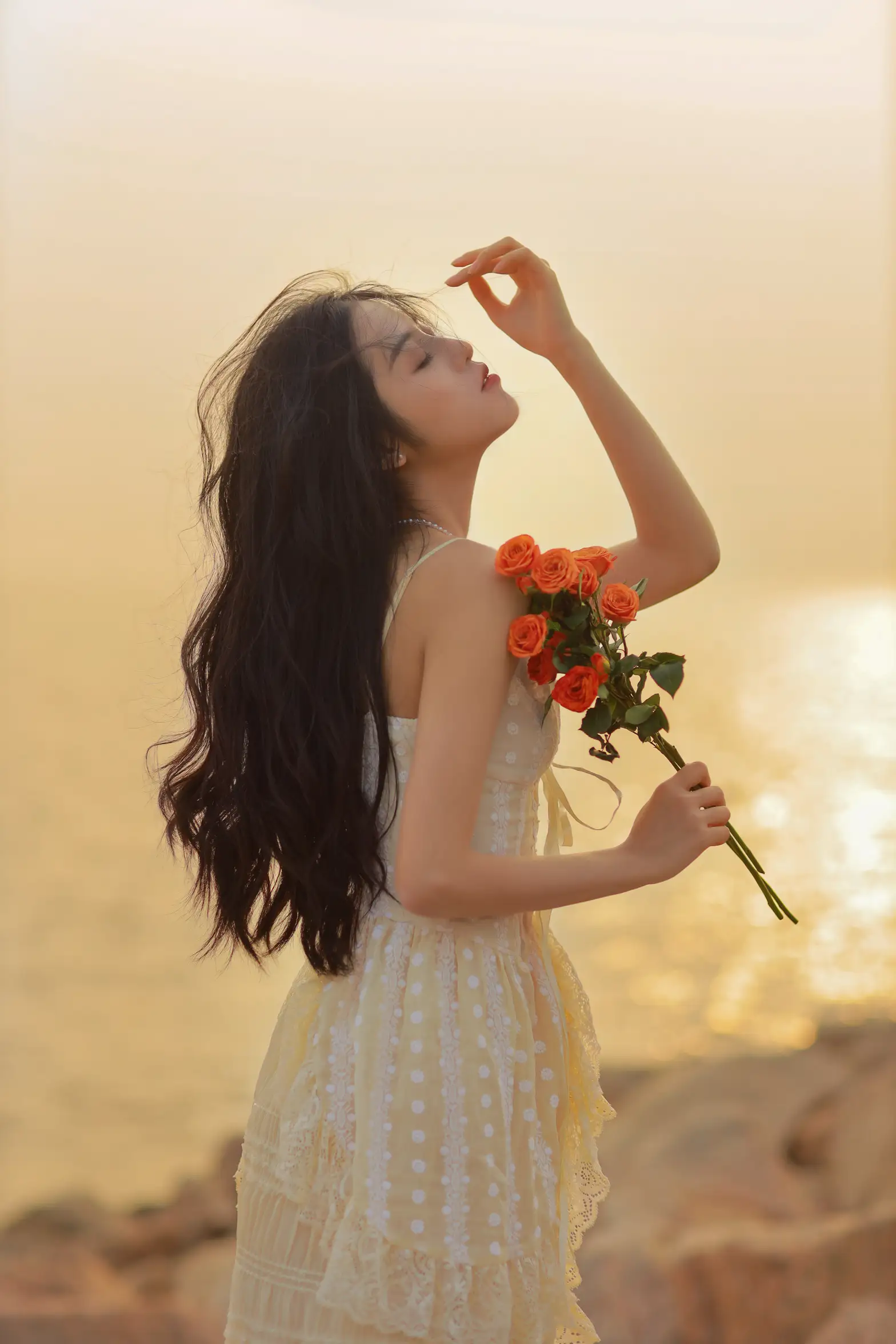 [艺图语] 2022.08.08 Vol.1655 – 她与落日 沐槿cutie#[25P]-7
