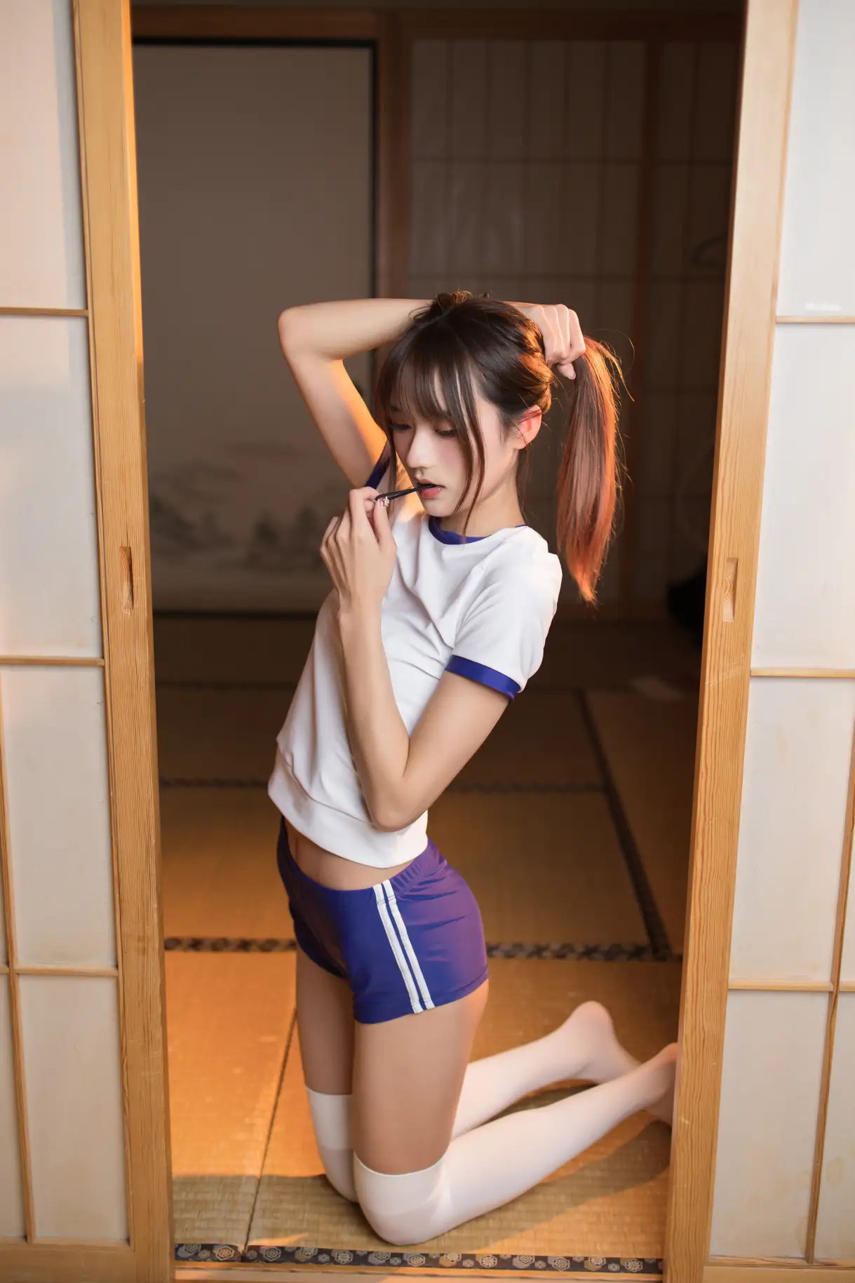 [艺图语] 2022.05.16 Vol.900 – 体操服少女 兔子Zzz不吃胡萝卜#[37P]-9