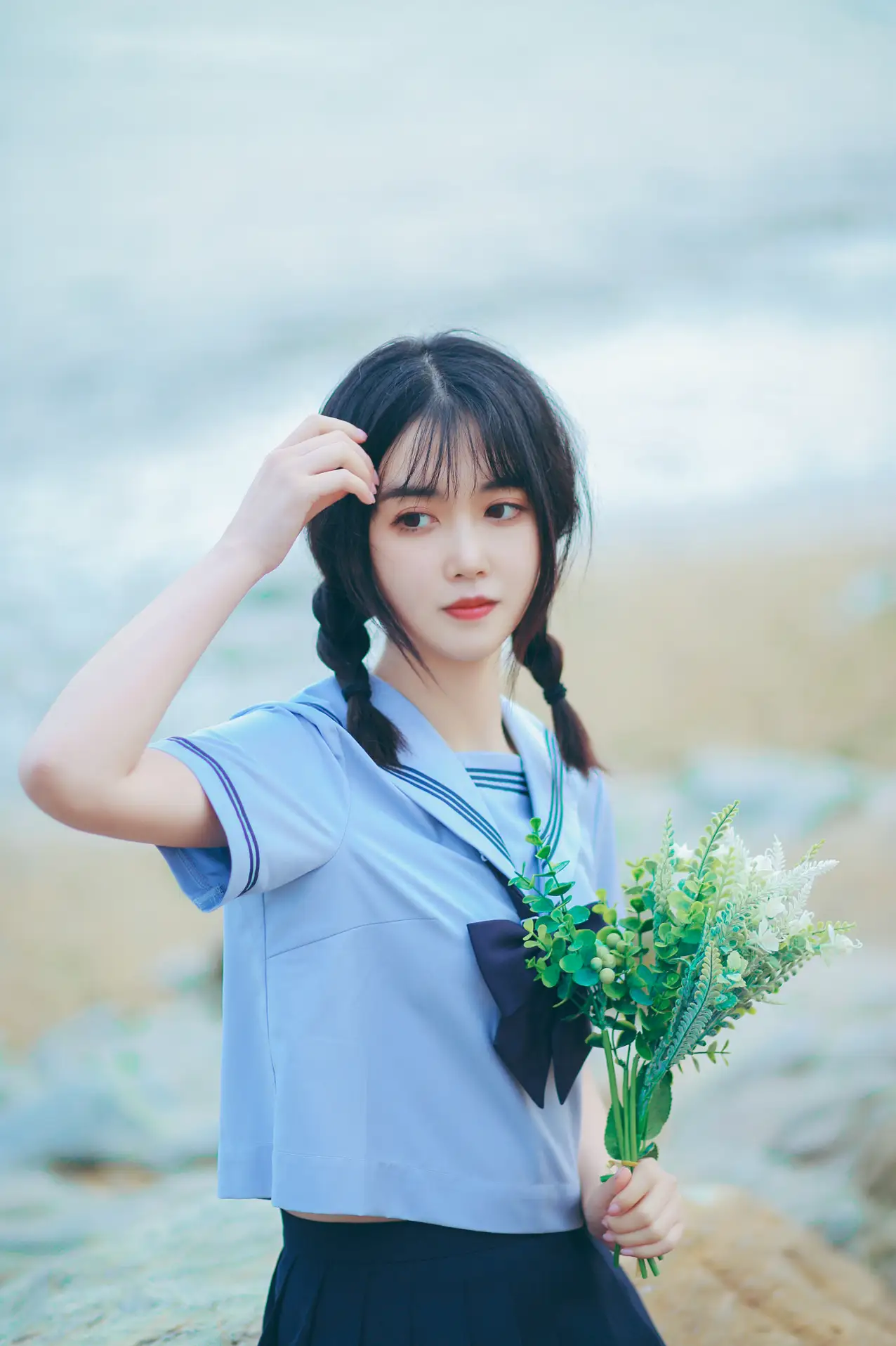 [艺图语] 2022.07.28 Vol.1565 – 夏日海边的少女 淺櫻桃奈#[26P]-3